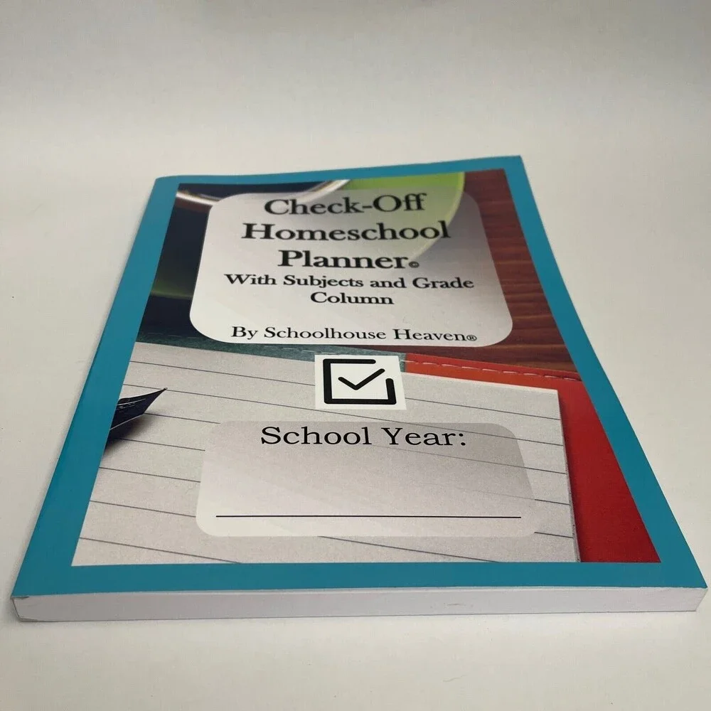 Check-Off Homeschool Planner with Subjects & Grade Column Schoolhouse Heaven
